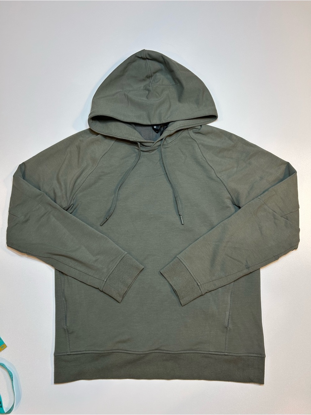 Lululemon Men’s City Sweat Pullover Hoodie Olive Green French Terry Stretch
